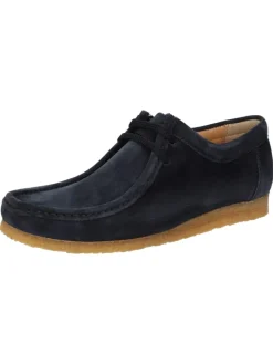 Sioux Schnürschuhe^Mokassin Tils grashop.-D 001 in dunkelblau