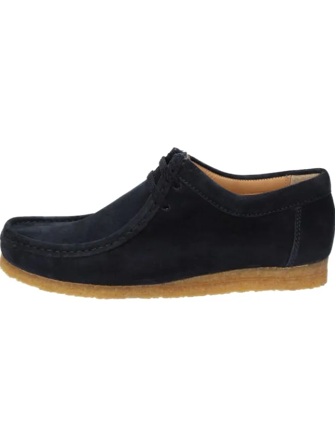Sioux Schnürschuhe^Mokassin Tils grashop.-D 001 in dunkelblau