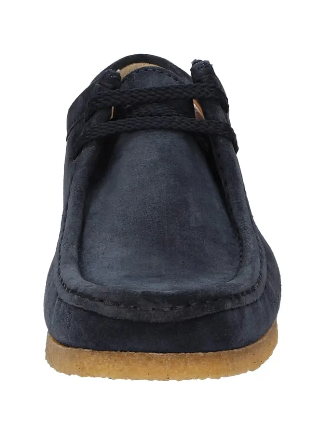Sioux Schnürschuhe^Mokassin Tils grashop.-D 001 in dunkelblau