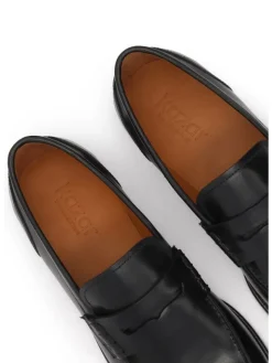 Mokassins in Schwarz><noscript><img width=