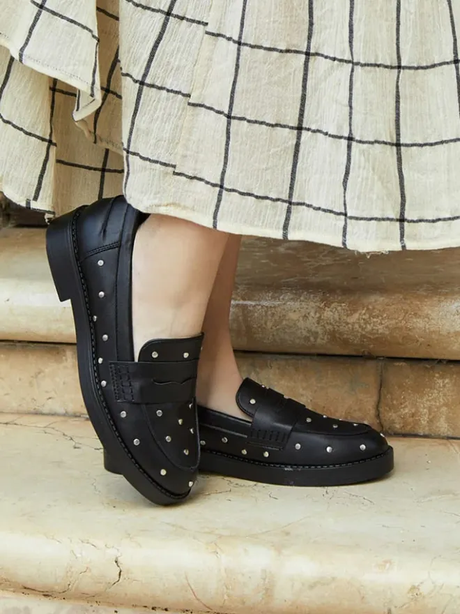 Mokassins in Schwarz>Bellucci Sale