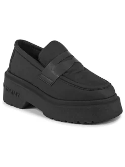 Mokassins in Schwarz>Tommy Hilfiger Shoes Clearance