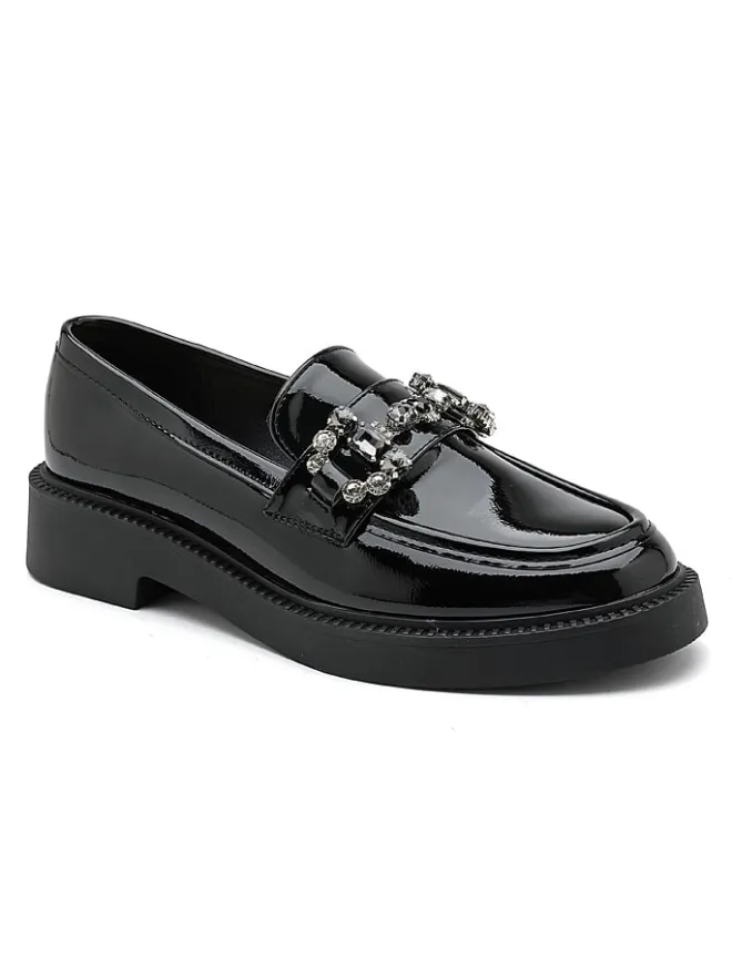 Sixth Sens Halbschuhe^Mokassins in Schwarz