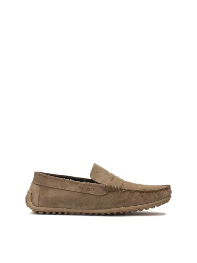 Kazar Halbschuhe^Mokassins in Taupe