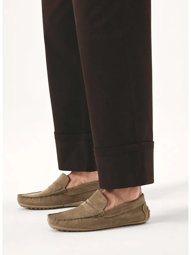 Kazar Halbschuhe^Mokassins in Taupe