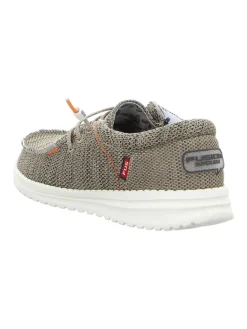 Fusion Halbschuhe^Mokassins Schnürschuhe in Grau