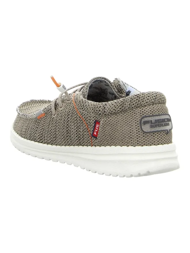 Fusion Halbschuhe^Mokassins Schnürschuhe in Grau