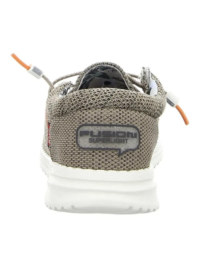 Fusion Halbschuhe^Mokassins Schnürschuhe in Grau