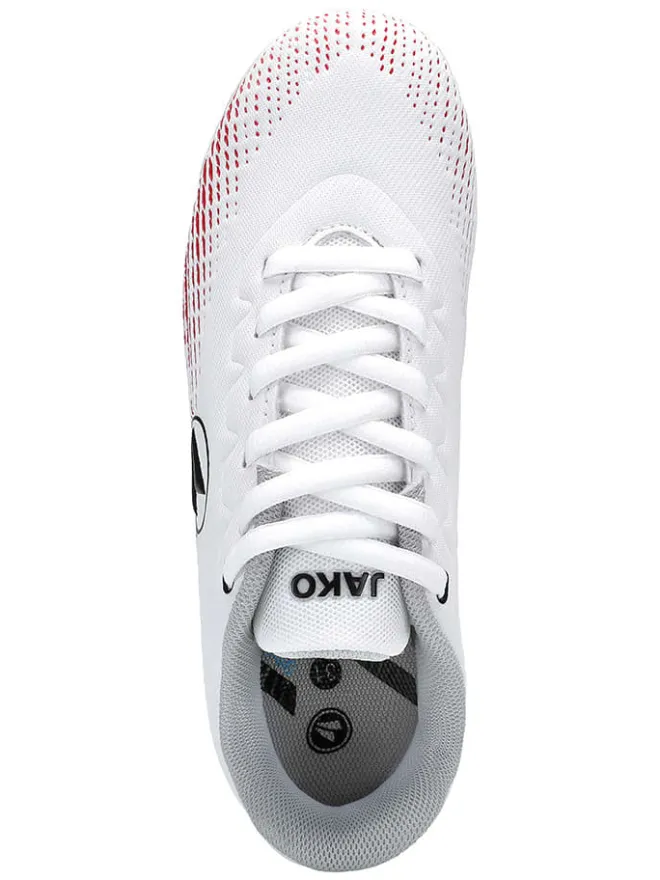 Natur- und Kunstrasen-Fußballschuhe "Skill" in Weiß/ Rot>Jako Online