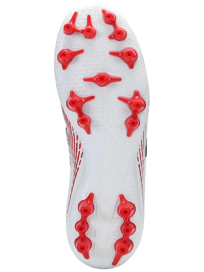 Natur- und Kunstrasen-Fußballschuhe "Skill" in Weiß/ Rot>Jako Online