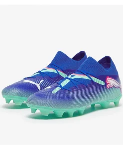 Puma Sportschuhe^Nocken-Fußballschuhe "Futute 7 Pro" in Blau/ Türkis