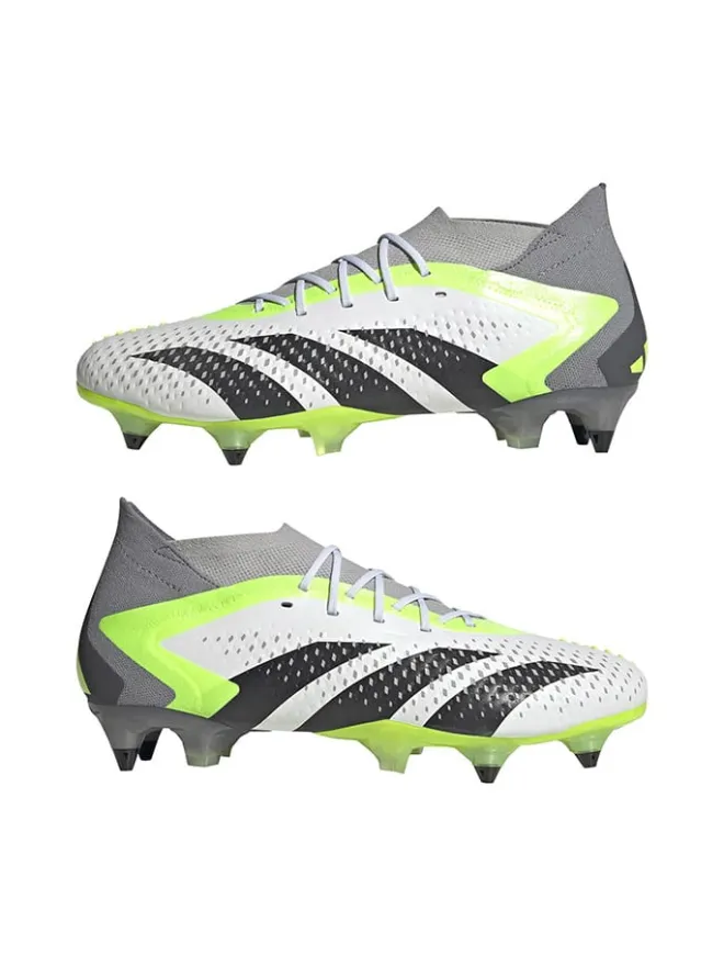 Nocken-Fußballschuhe "Predator Accuracy.1 SG" in Grau/ Grün>adidas Discount