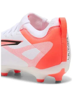 Nocken-Fußballschuhe "ULTRA 5 MATCH FG/AG" in Weiß/ Rot>Puma