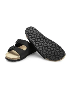 Nubukleder Pantoletten in nero><noscript><img width=
