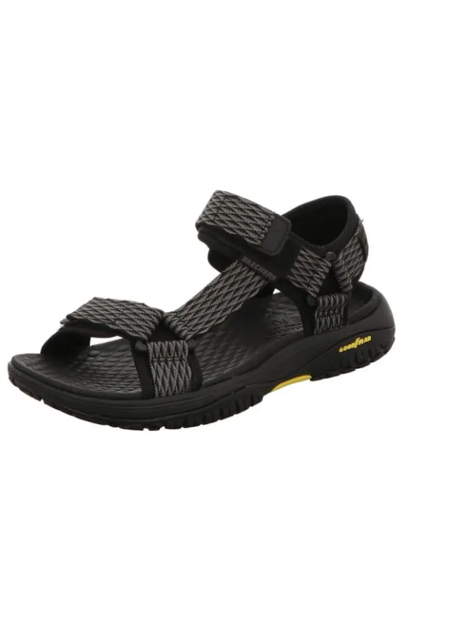 Outdoorsandalen LOMELL - RIP TIDE in black/grey>Skechers