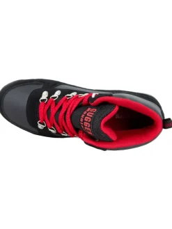 GUGGEN MOUNTAIN Outdoorschuhe^Outdoorschuhe Wanderschuh in Schwarz-Rot