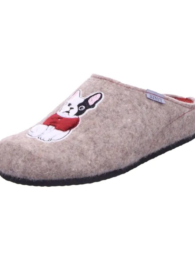 Tofee Hausschuhe^Pantoffel in beige