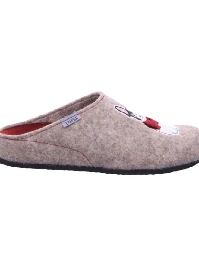 Tofee Hausschuhe^Pantoffel in beige