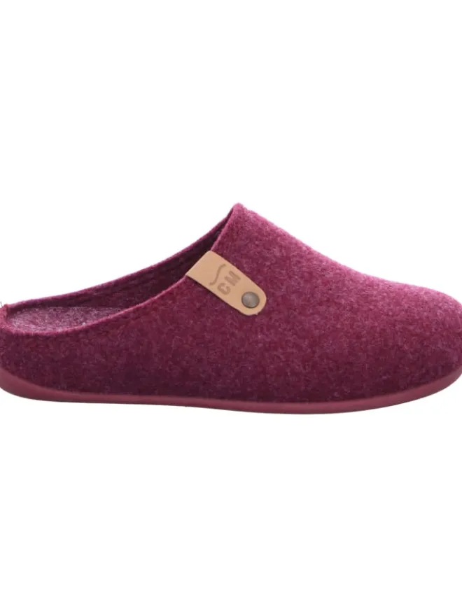Pantoffel in bordeaux>CM Confort Online