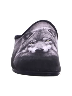Pantoffel in grau><noscript><img width=