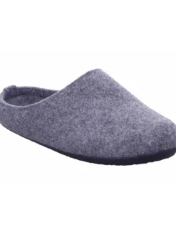 Pantoffel in grau><noscript><img width=
