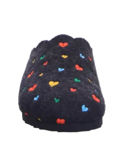 Supremo Hausschuhe^Pantoffel in schwarz