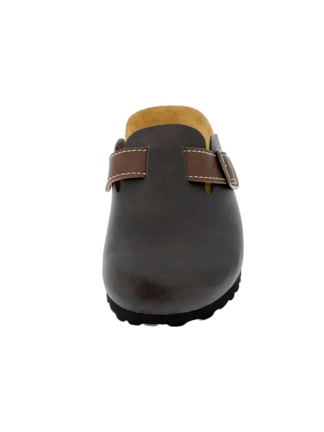 Lico Sandalen & Pantoletten^Pantolette "Bioline Clog" in Braun