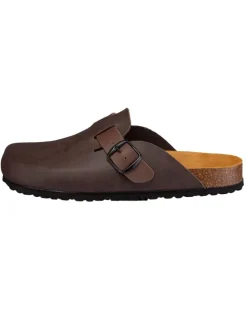 Pantolette "Bioline Clog" in Braun>Lico Clearance