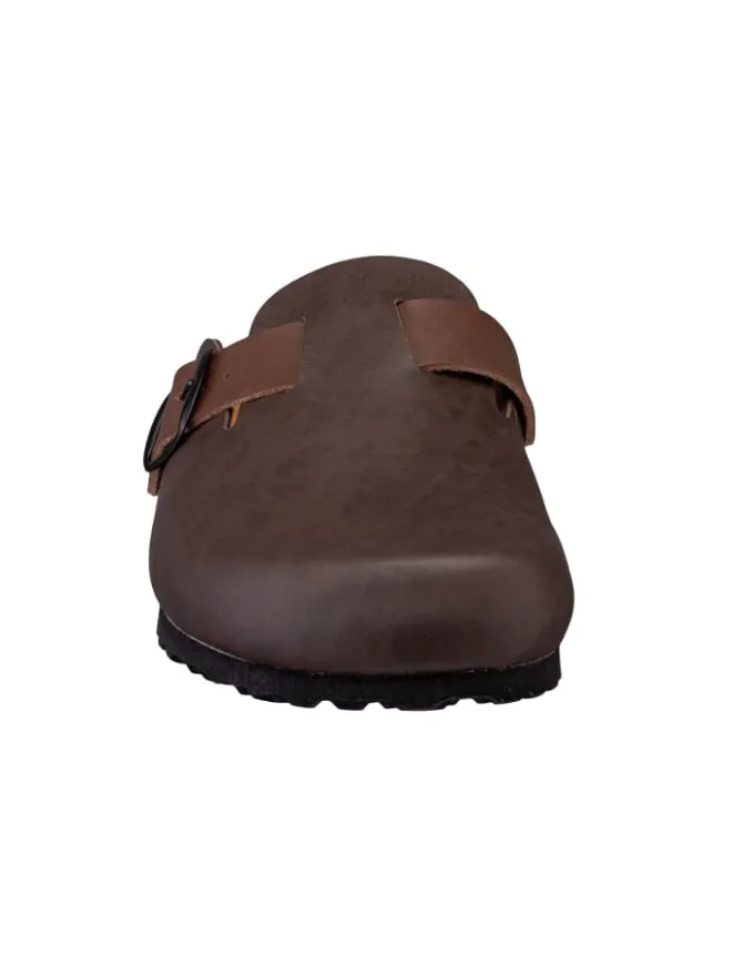 Pantolette "Bioline Clog" in Braun>Lico Clearance