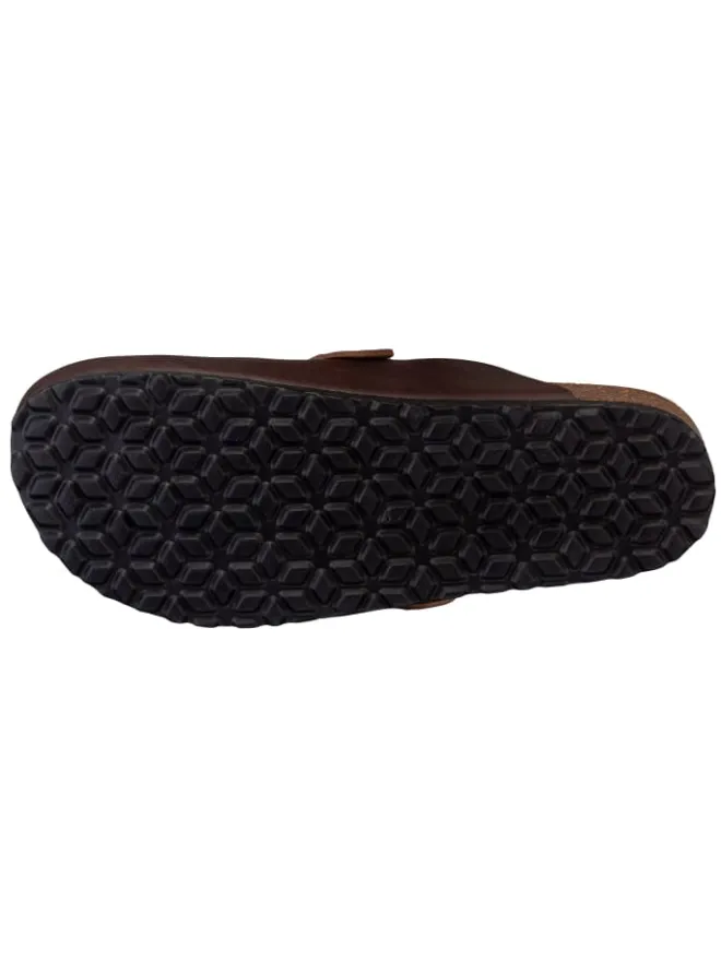 Pantolette "Bioline Clog" in Braun>Lico Clearance