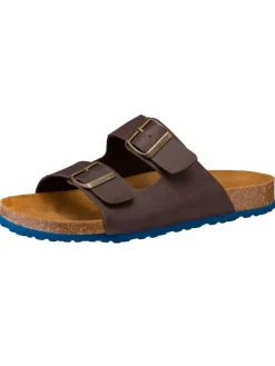 Lico Sandalen & Pantoletten^Pantolette "Bioline Concrete" in Braun