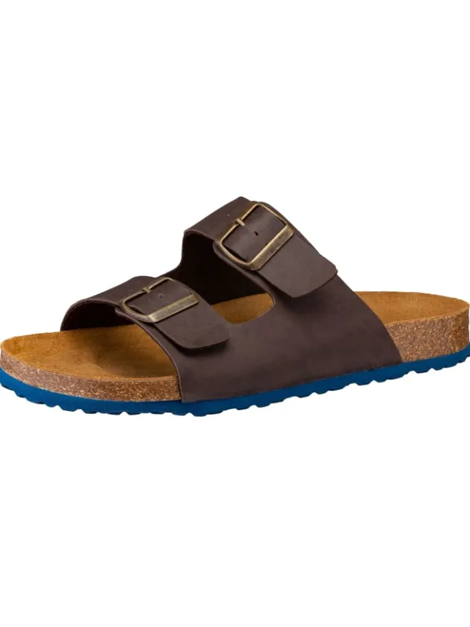Lico Sandalen & Pantoletten^Pantolette "Bioline Concrete" in Braun