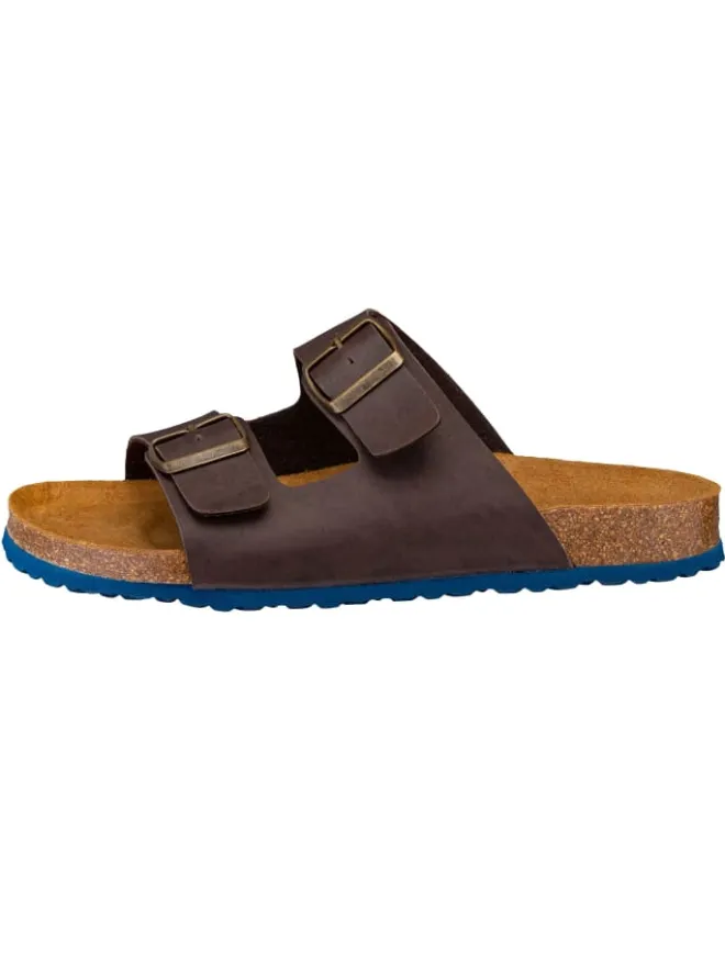 Lico Sandalen & Pantoletten^Pantolette "Bioline Concrete" in Braun