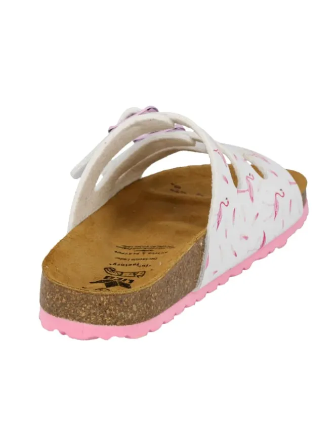 Pantolette "Bioline flaminco" in Weiß>Lico Discount