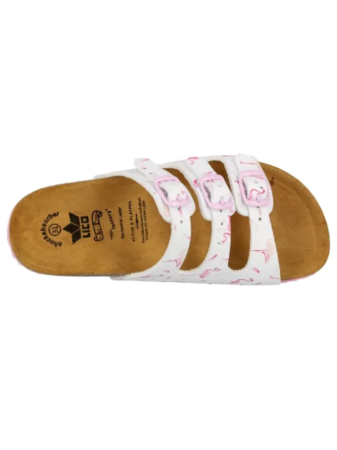 Pantolette "Bioline flaminco" in Weiß>Lico Discount