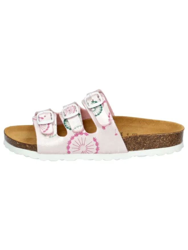 Pantolette "Bioline Flower Kids" in Rosa>Lico Best