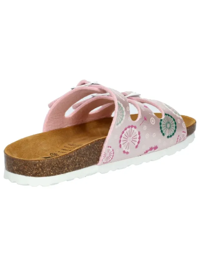 Pantolette "Bioline Flower Kids" in Rosa>Lico Best