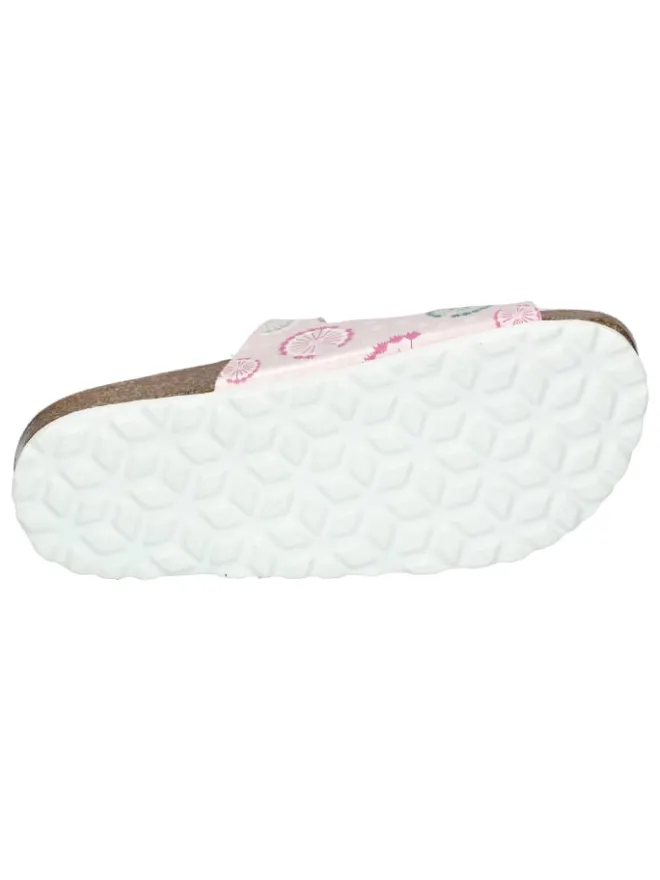 Pantolette "Bioline Flower Kids" in Rosa>Lico Best