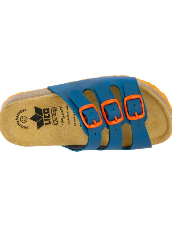 Lico Clogs & Pantoletten·Pantoletten^Pantolette "Bioline Kids" in Blau