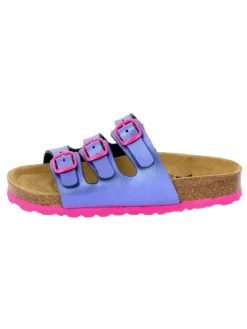 Lico Clogs & Pantoletten·Pantoletten^Pantolette "Bioline Kids" in Lila