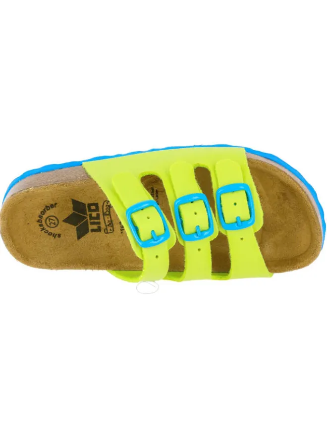 Lico Clogs & Pantoletten·Pantoletten^Pantolette "Bioline Kids" in Grün