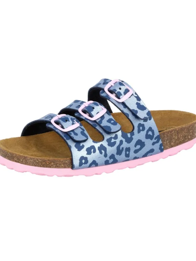 Lico Clogs & Pantoletten·Pantoletten^Pantolette "Bioline Kids" in Blau