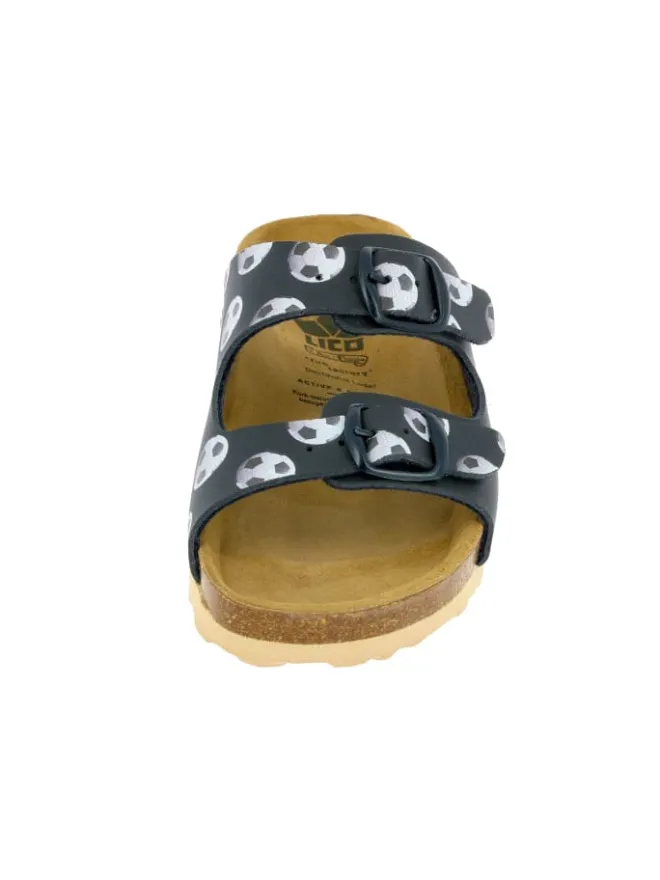Lico Clogs & Pantoletten·Pantoletten^Pantolette "Bioline Kids" in Blau