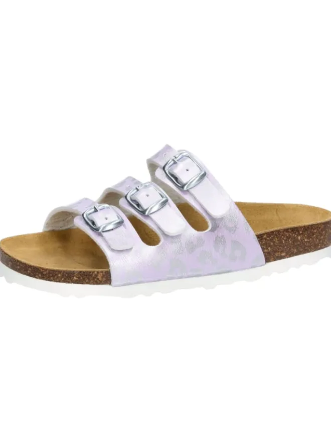 Lico Clogs & Pantoletten·Pantoletten^Pantolette "Bioline Kids" in Lila