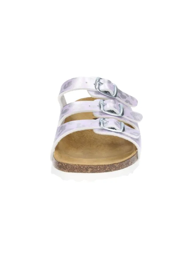 Lico Clogs & Pantoletten·Pantoletten^Pantolette "Bioline Kids" in Lila