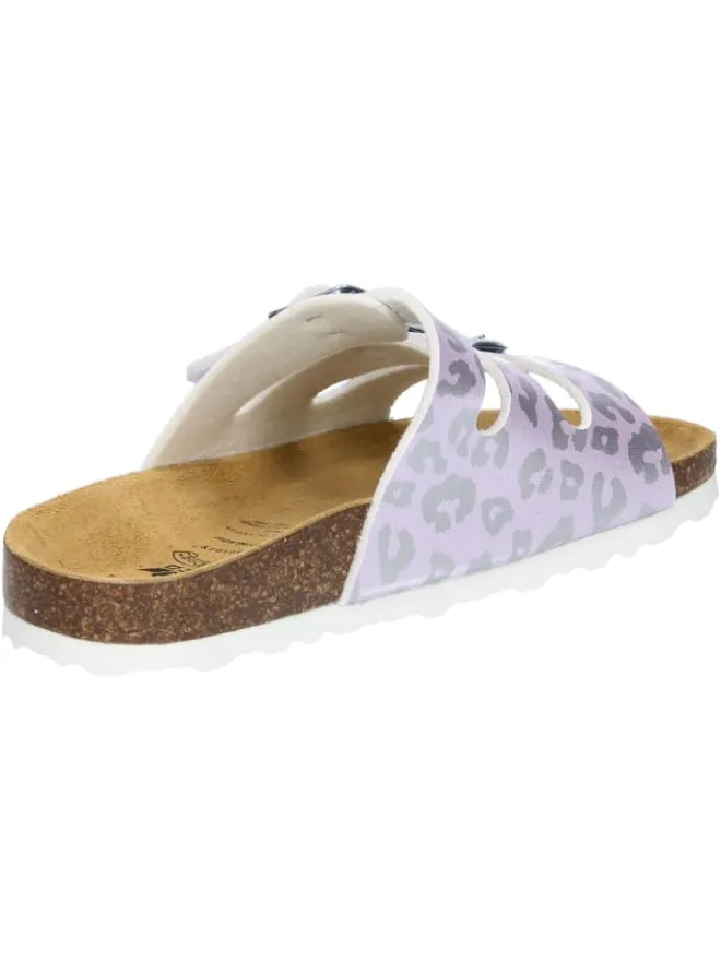 Lico Clogs & Pantoletten·Pantoletten^Pantolette "Bioline Kids" in Lila