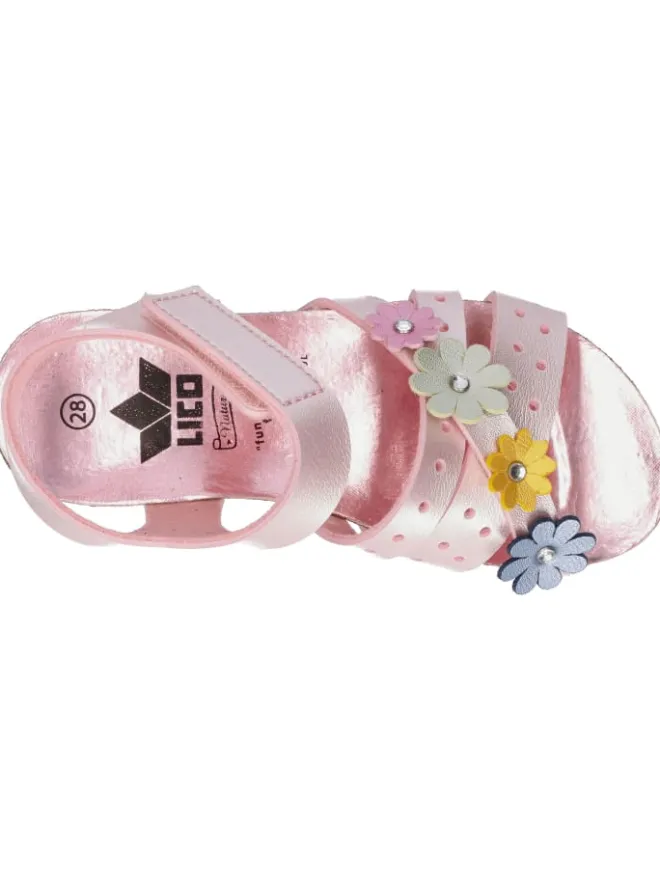 Lico Clogs & Pantoletten·Pantoletten^Pantolette "Bioline Nicolina" in Rosa