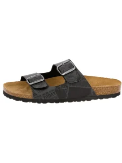 Pantolette "Bioline Print" in Schwarz>Lico Outlet
