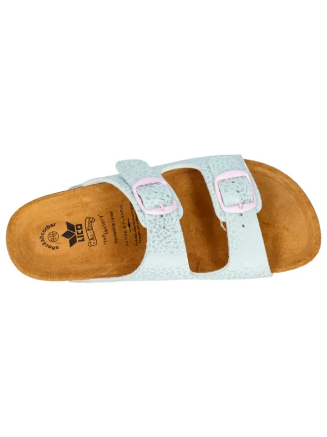 Pantolette "Bioline Rocky" in Rosa>Lico