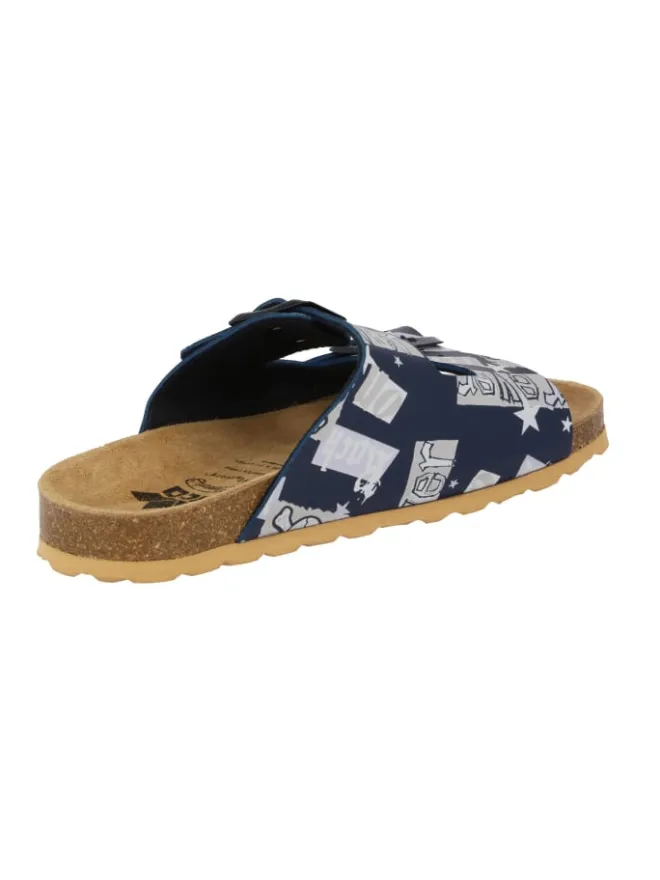 Pantolette "Bioline Rocky" in Blau>Lico New